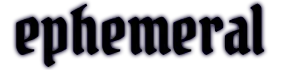 ephemeral logo text
