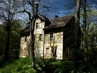 Abandoned house in forest